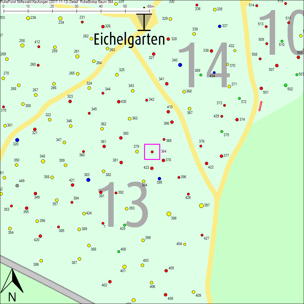 Detailkarte zu Baum 364