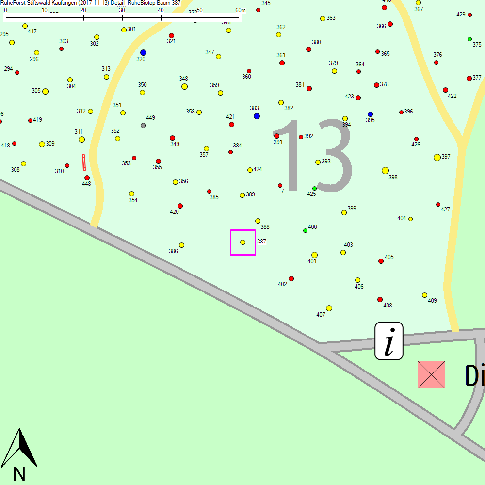 Detailkarte zu Baum 387