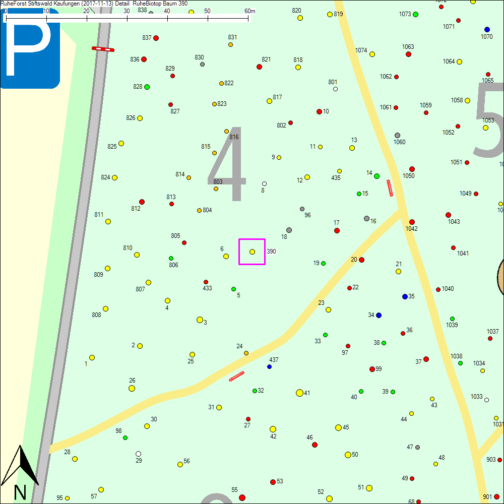 Detailkarte zu Baum 390