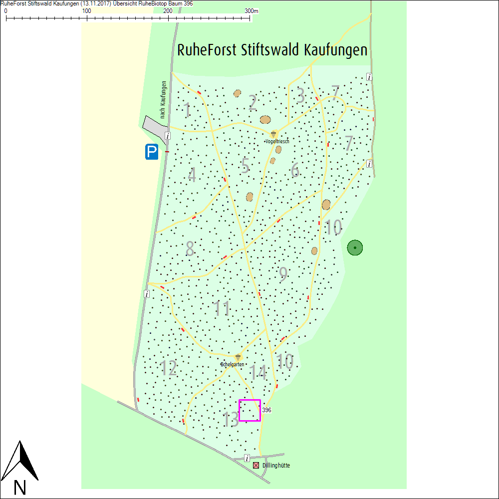 &Uuml;bersichtskarte zu Baum 396