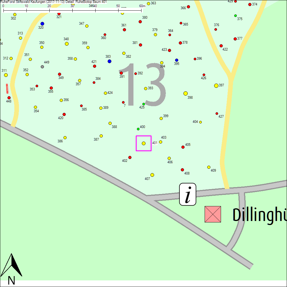 Detailkarte zu Baum 401