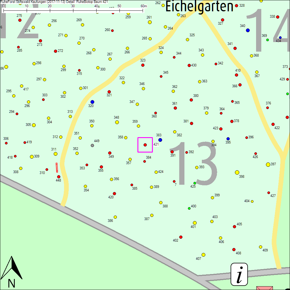 Detailkarte zu Baum 421