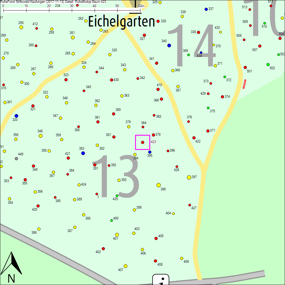 Detailkarte zu Baum 423