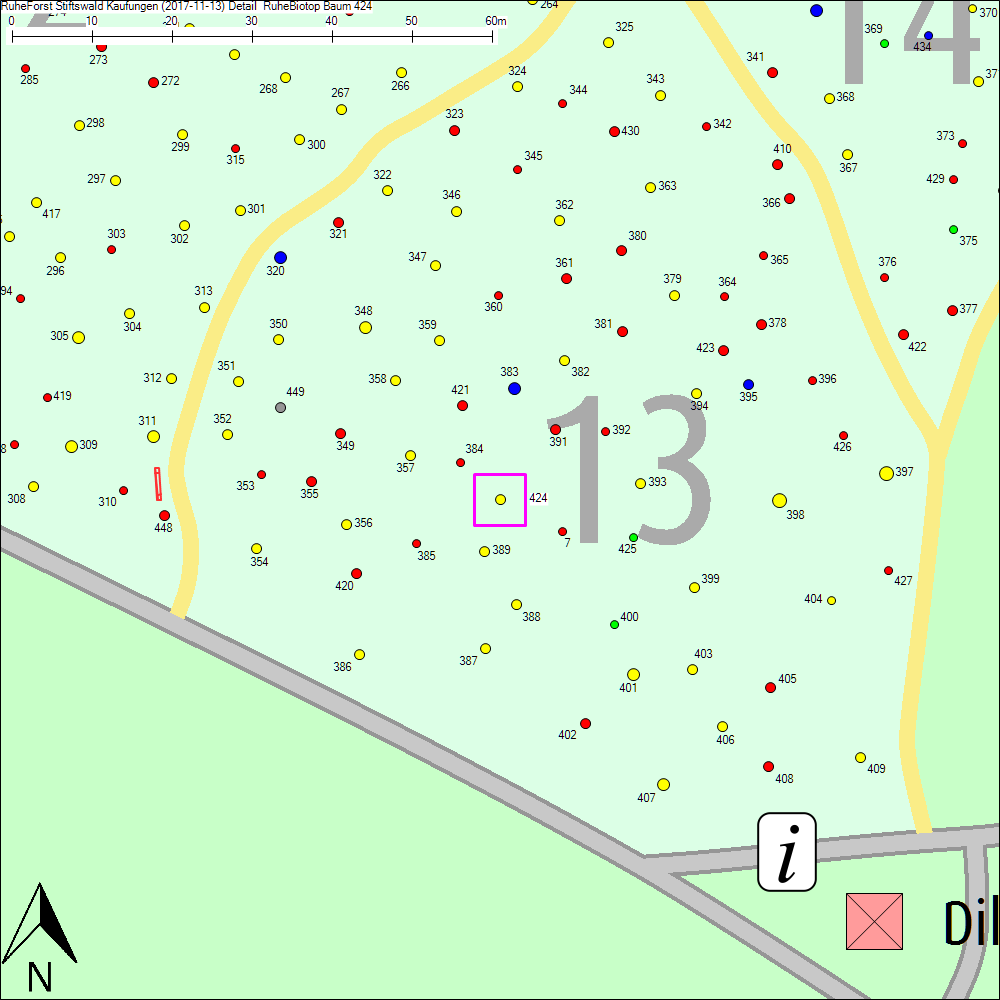 Detailkarte zu Baum 424