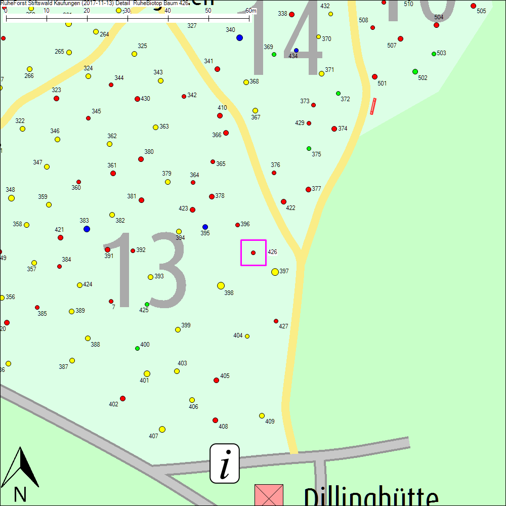 Detailkarte zu Baum 426