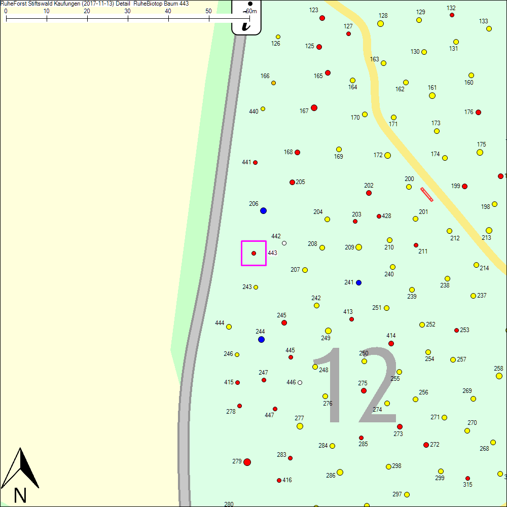 Detailkarte zu Baum 443