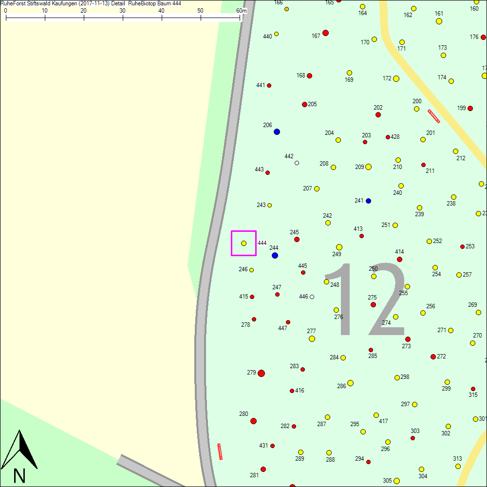 Detailkarte zu Baum 444