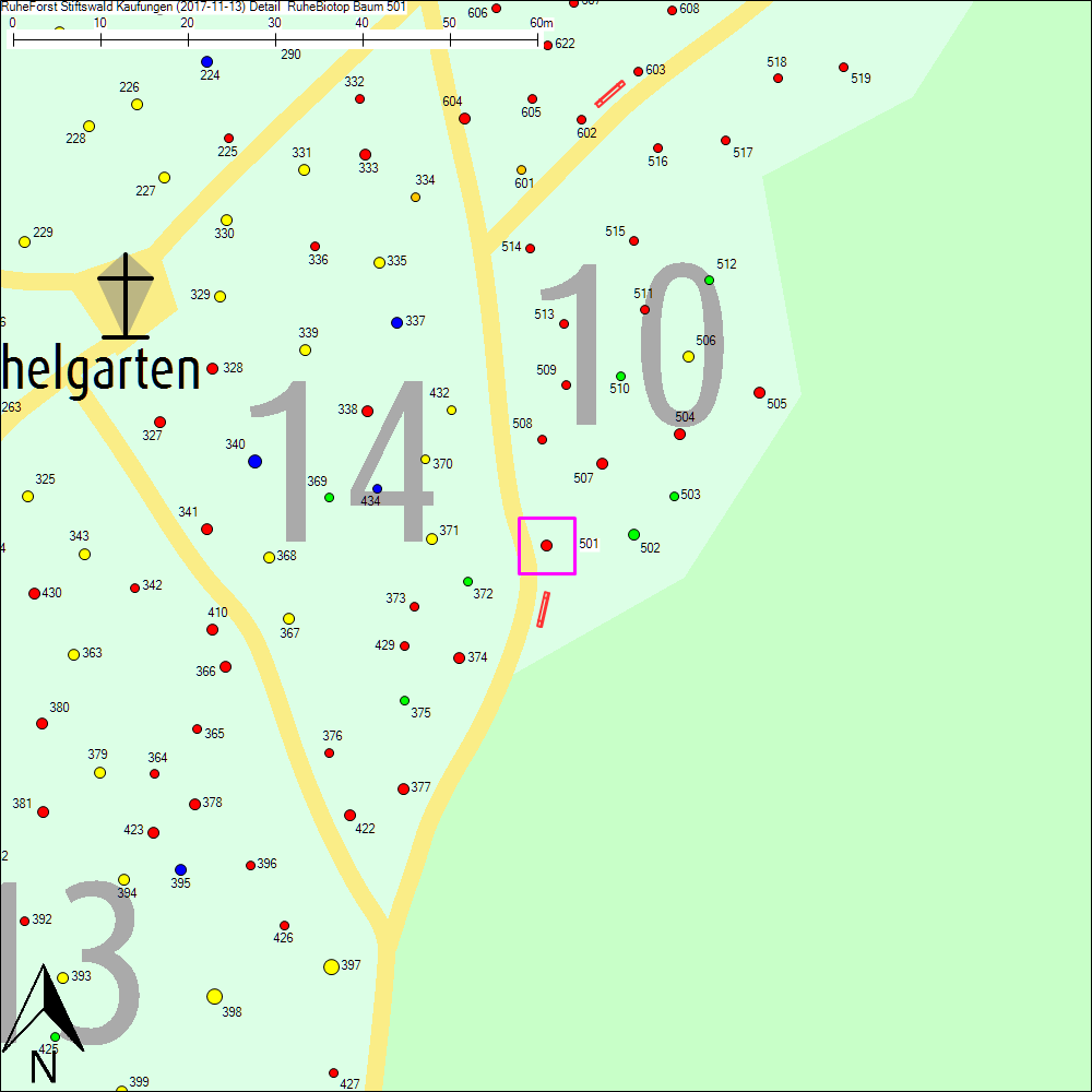 Detailkarte zu Baum 501