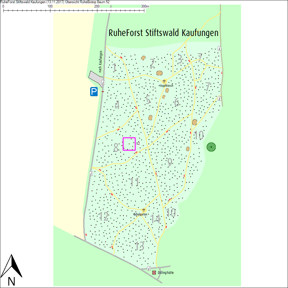 &Uuml;bersichtskarte zu Baum 52