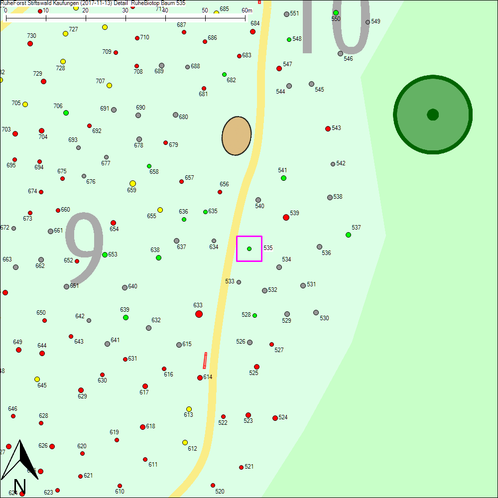 Detailkarte zu Baum 535