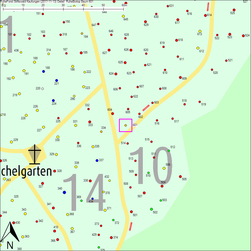 Detailkarte zu Baum 601