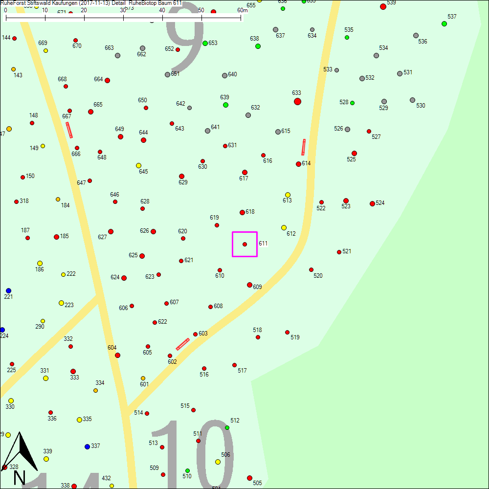 Detailkarte zu Baum 611