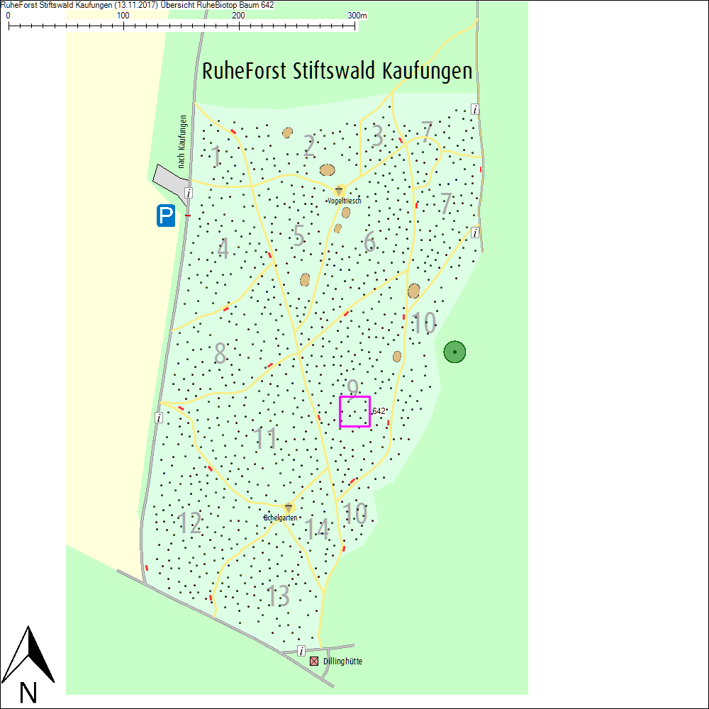 &Uuml;bersichtskarte zu Baum 642