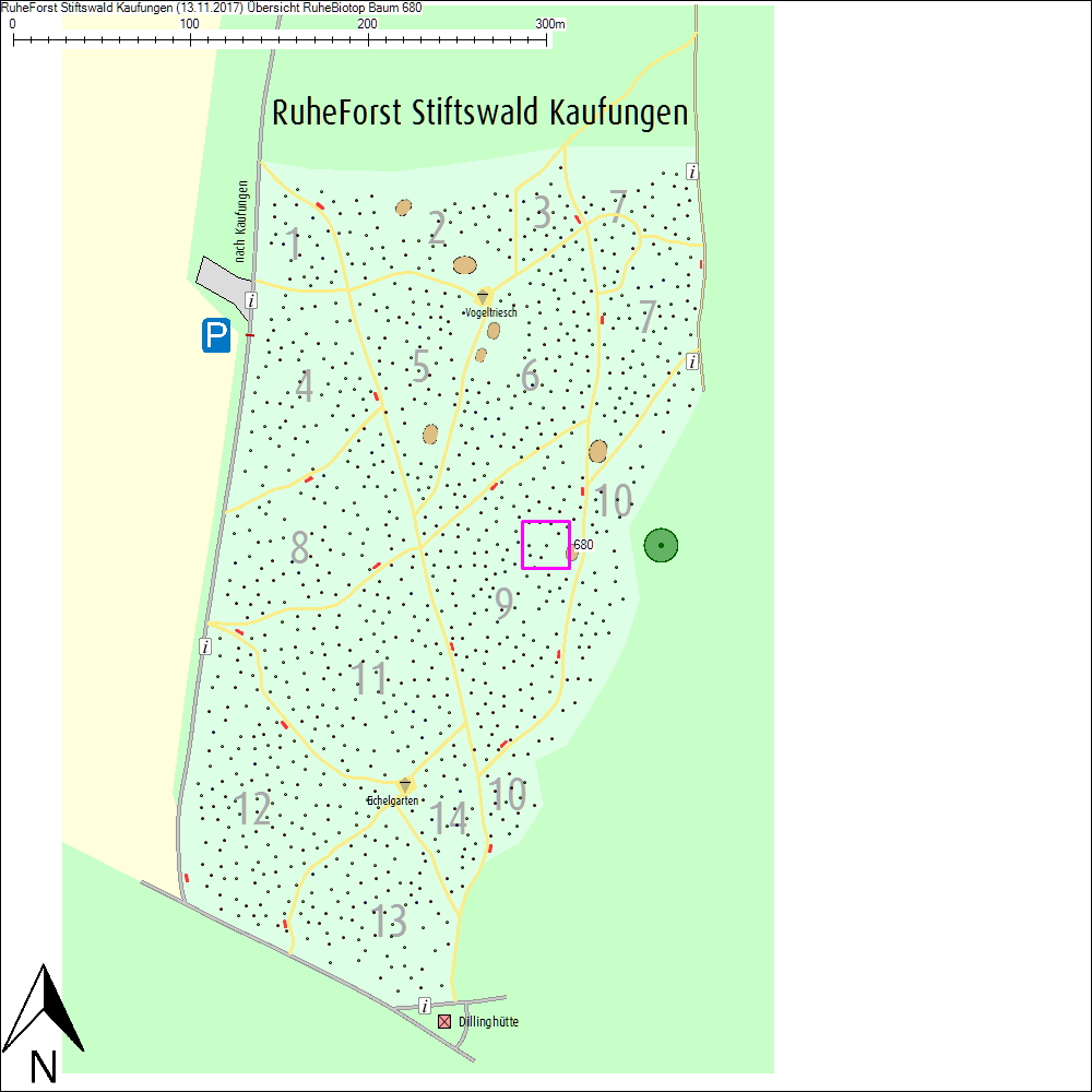 &Uuml;bersichtskarte zu Baum 680