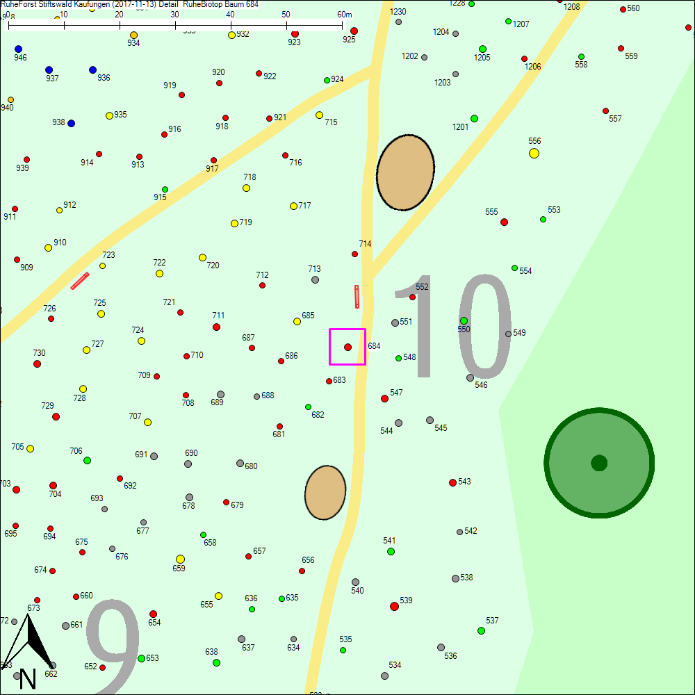 Detailkarte zu Baum 684