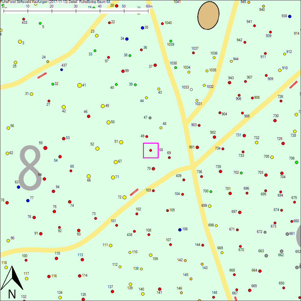 Detailkarte zu Baum 68