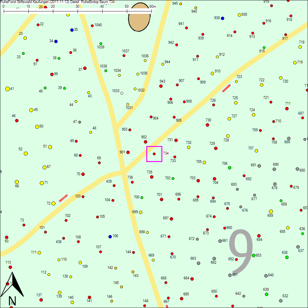 Detailkarte zu Baum 734