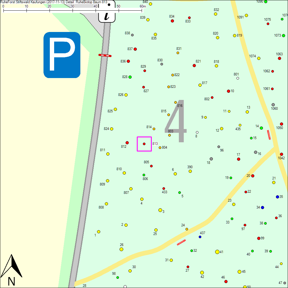 Detailkarte zu Baum 813