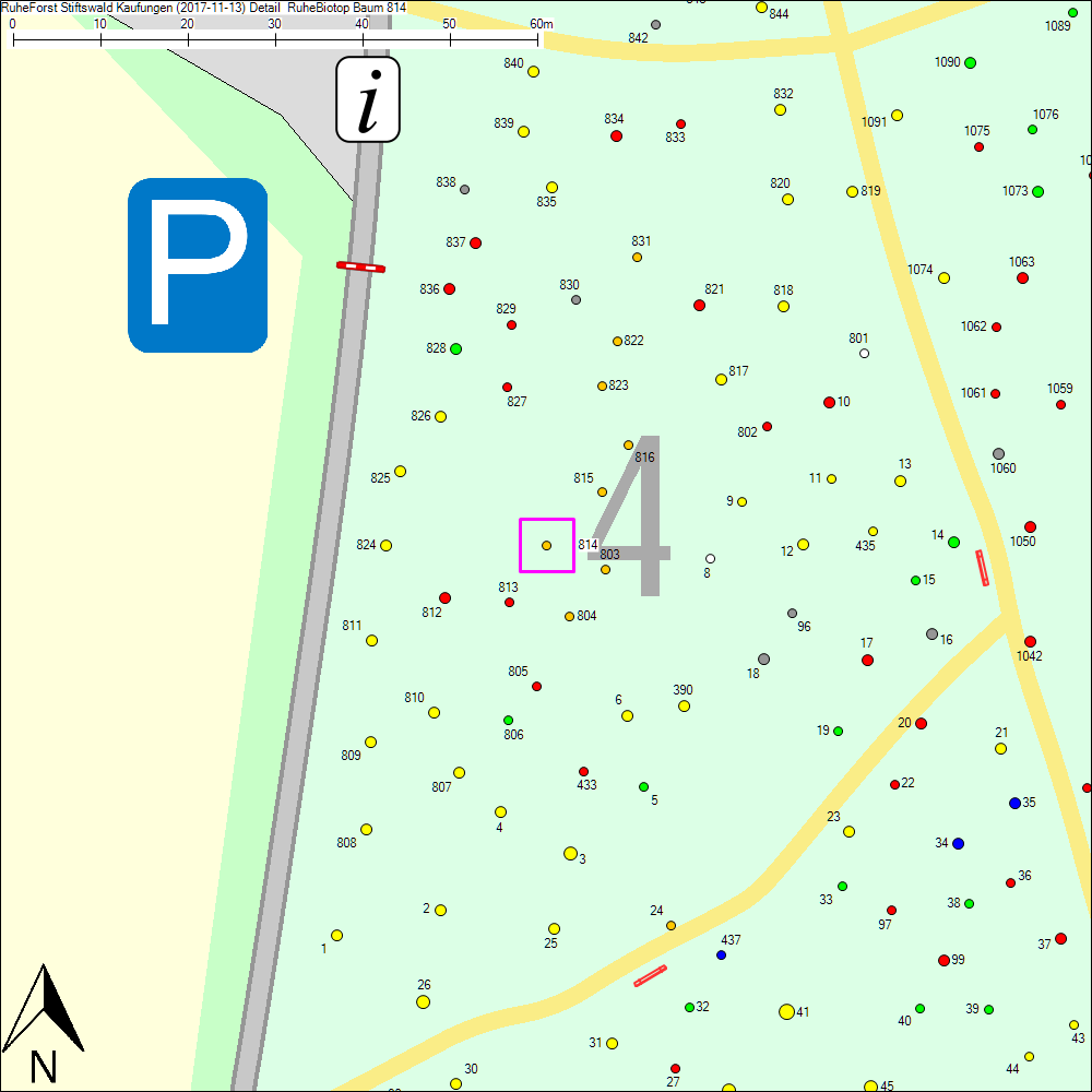 Detailkarte zu Baum 814