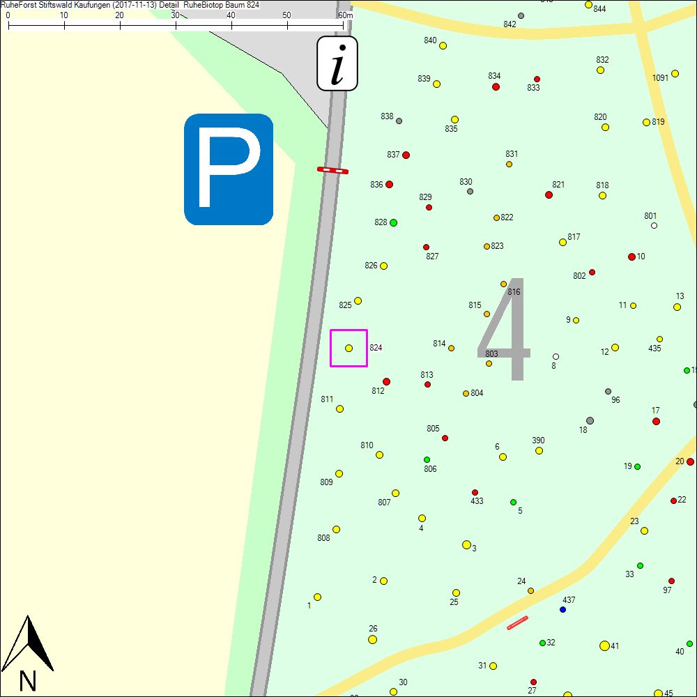 Detailkarte zu Baum 824