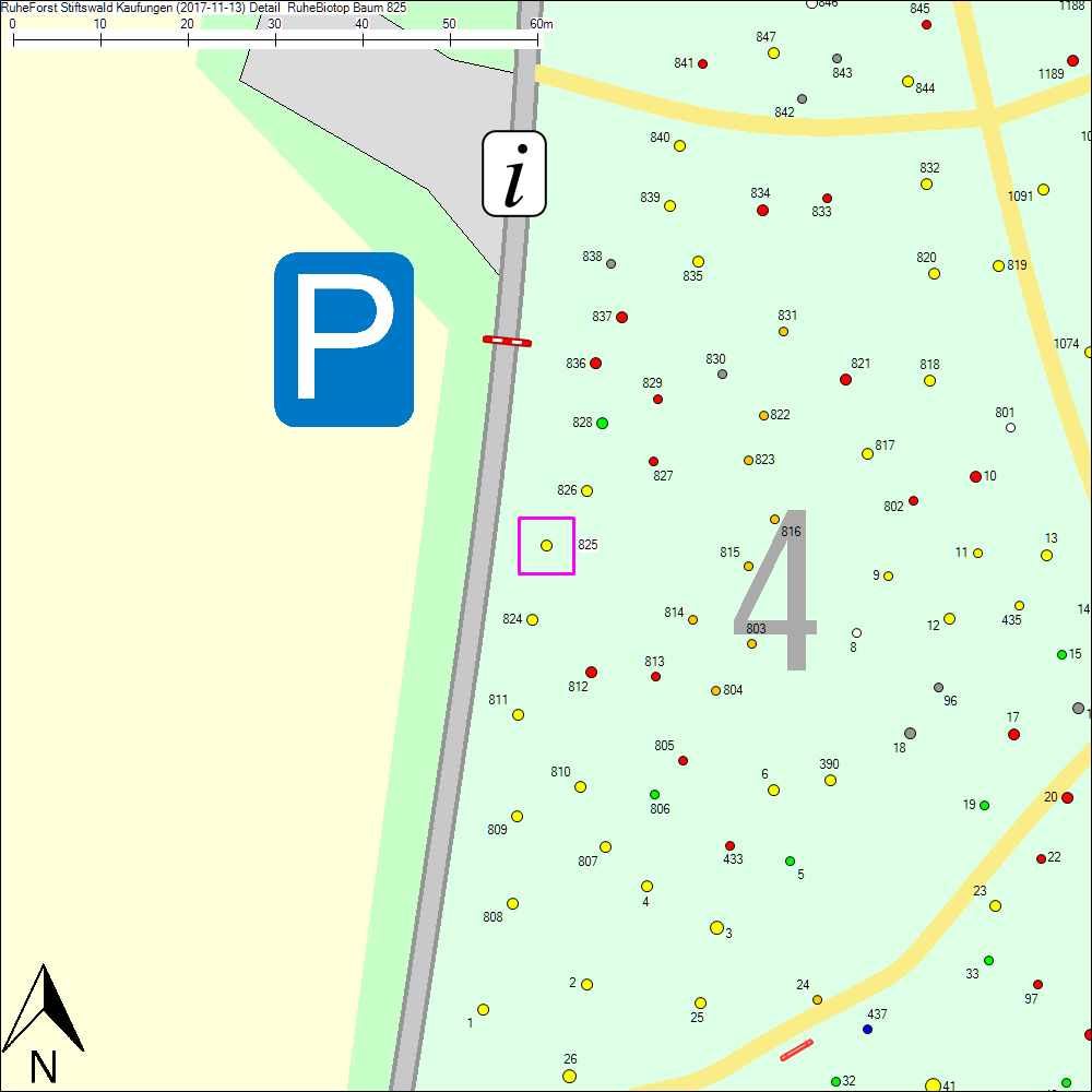 Detailkarte zu Baum 825