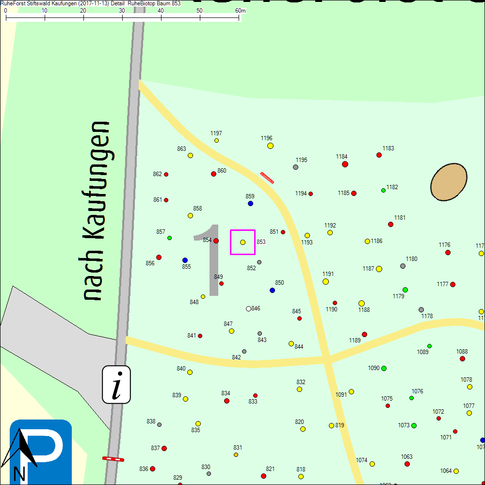 Detailkarte zu Baum 853
