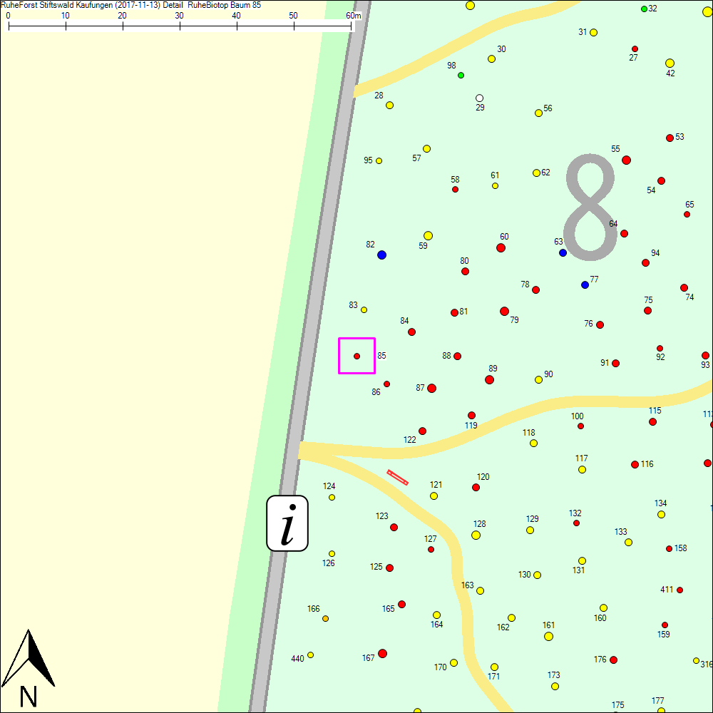 Detailkarte zu Baum 85