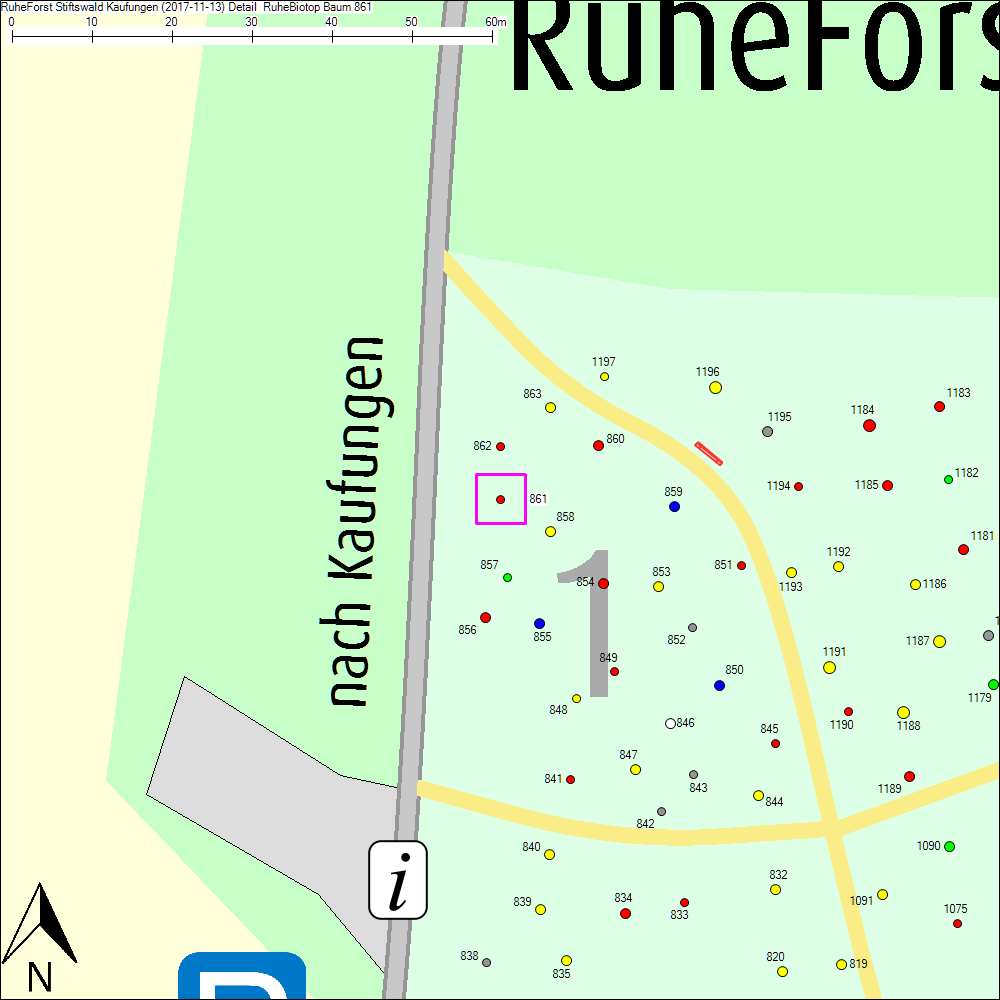 Detailkarte zu Baum 861