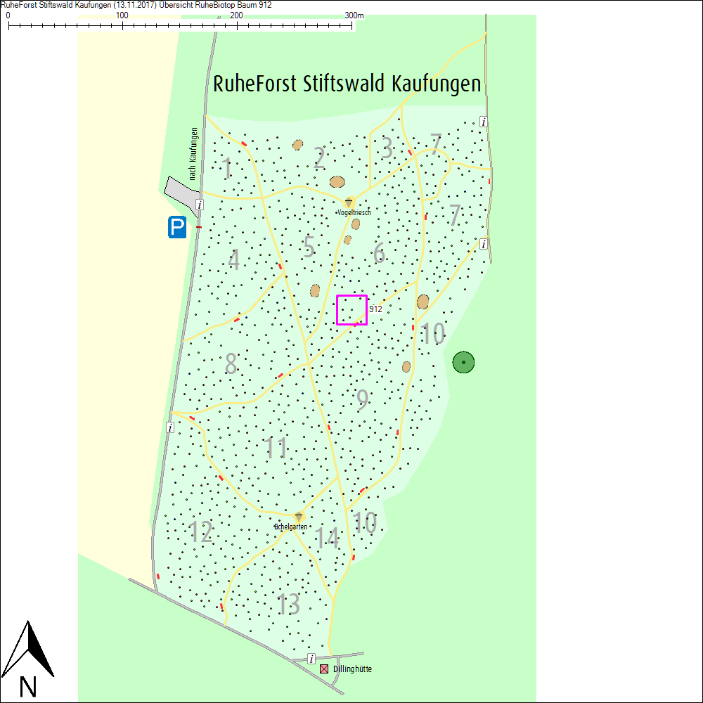 &Uuml;bersichtskarte zu Baum 912