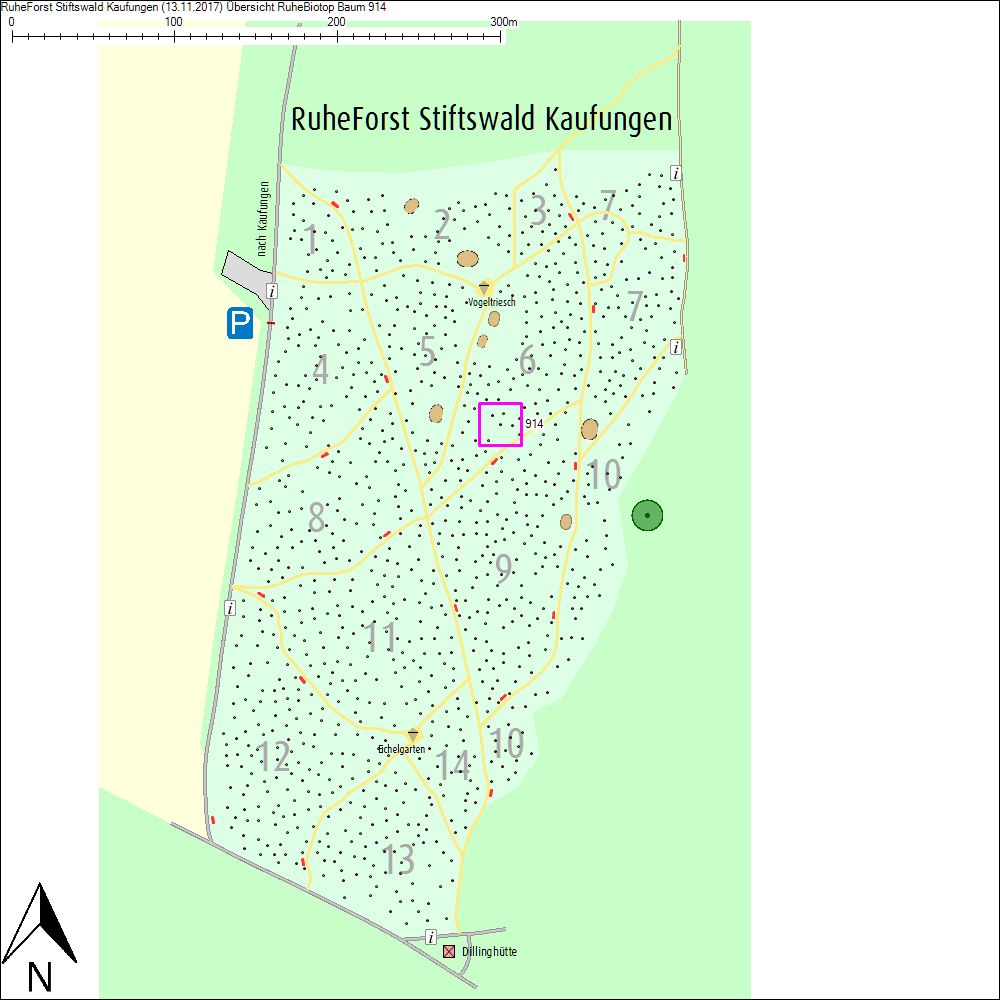 &Uuml;bersichtskarte zu Baum 914