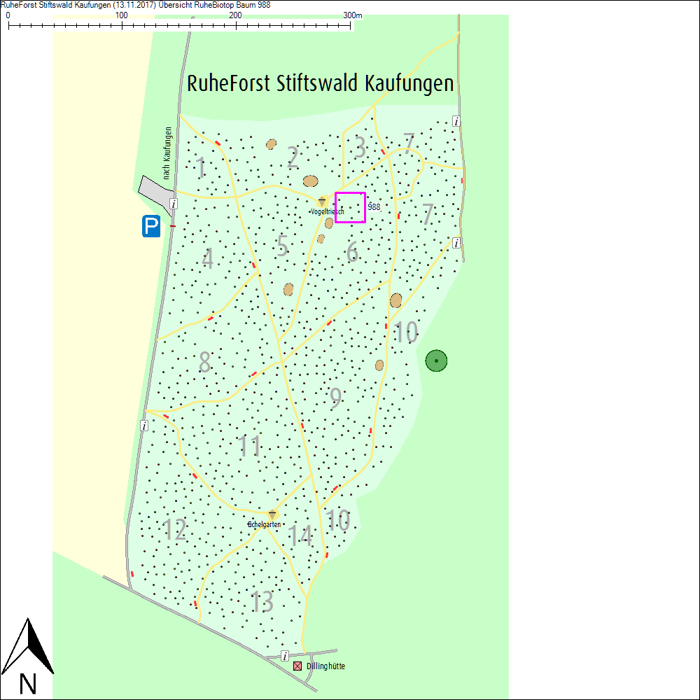&Uuml;bersichtskarte zu Baum 988